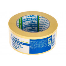 Малярная лента Folsen® 023, бумажная, желтая 50мм х 50м 02350