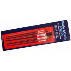 Комплект художественных кистей из щетины верблюда - 5 шт. Woosterbrush