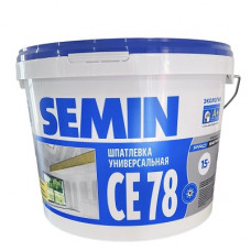 Semin СЕ 78 (синяя крышка) 20кг шпатлевка многофункциональная, для финишных работ.